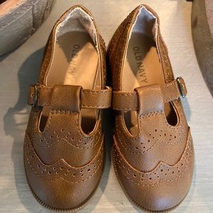 Cognac Oxford Mary Janes